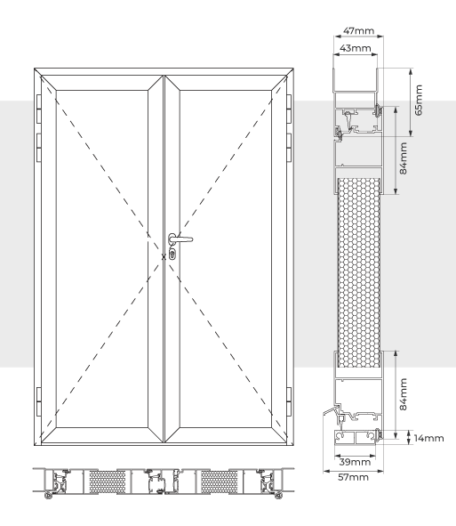 Dimensiones 2 Puertas