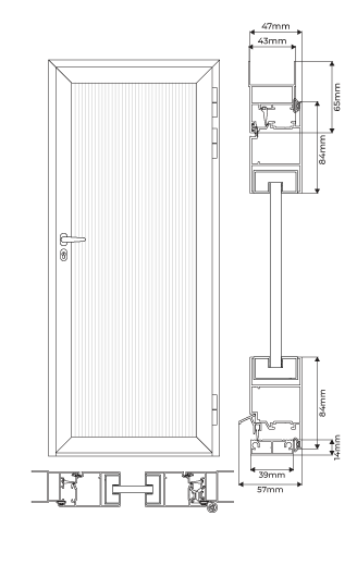 Dimensiones Puerta de Servicio