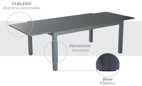 Detalles Mesa Longo Maestria Modelo 2