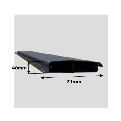 Lámina Reforzada con Curva Pérgola Bioclimática Grandlux Adosada a Partir de 5000 mm de Ancho