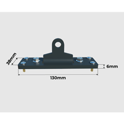 Dimensiones Soporte Inferior del Motor Pérgola Bioclimática Start Adosada