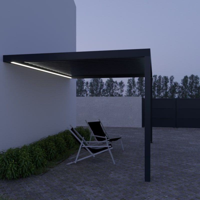 Iluminación LED Pérgola Bioclimática Start Adosada