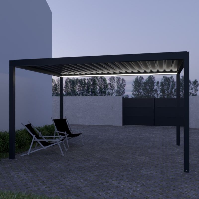 Iluminación LED Pérgola Bioclimática Start Autoportante