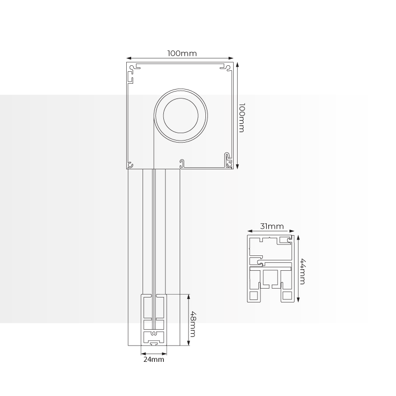 Medidas Estore Vertical Pérgola Aluminio