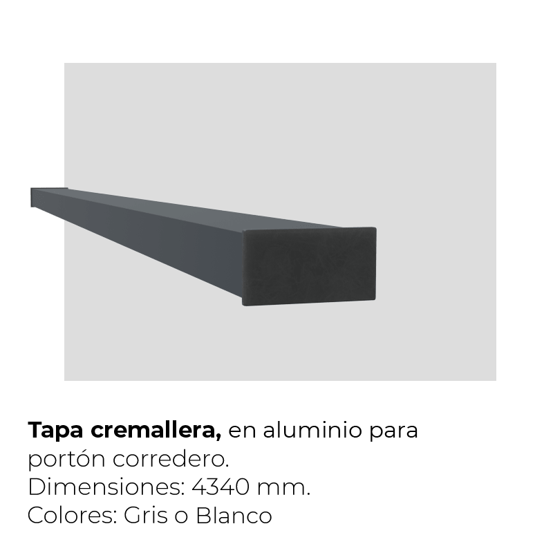 Tapa de Cremallera