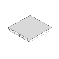 Icono Policarbonato Cubierta para Coche Contemporáneo en Aluminio con 2 Postes 5000x3000 mm